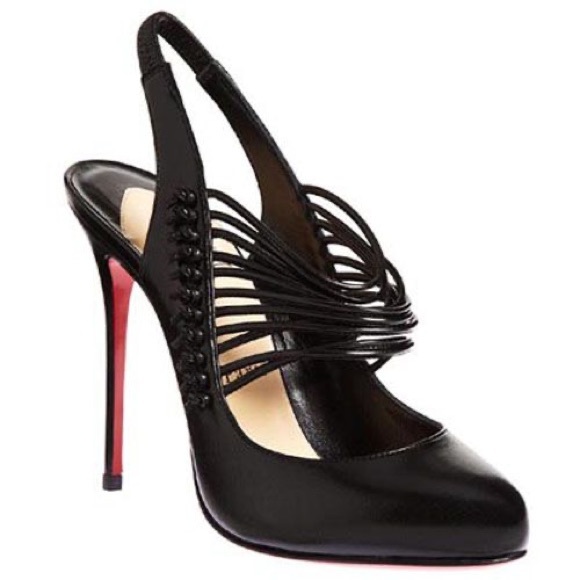COPY - CHRISTIAN LOUBOUTIN Calf VIP Mille Cordes 100 37 - Picture 1 of 8